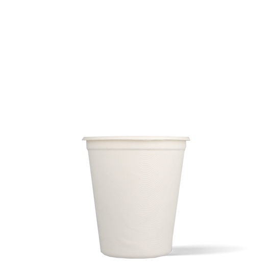 Lattebekers - Bagasse Fiber Cups - wit - 360cc/12oz - 1.000 st/ds