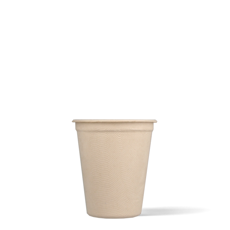 Cappuccinobekers - Bagasse Fiber Cups - créme - 230cc/8oz - 1.000 st/ds