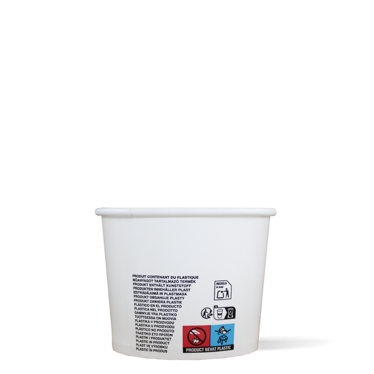 IJsbekers - wit - 360cc/12oz - 1.000 st/ds