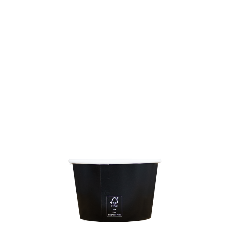 IJsbekers - FSC® - zwart - 120cc/4oz - 1.000 st/ds