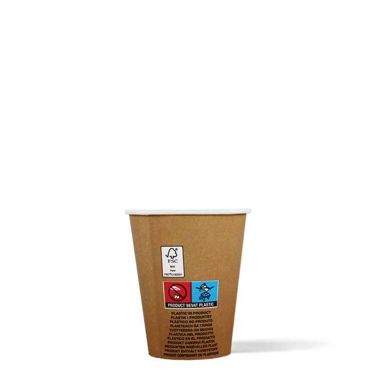 Koffiebekers - FSC® Kraft - Low PE - 150cc/6oz - 2.500 st/ds
