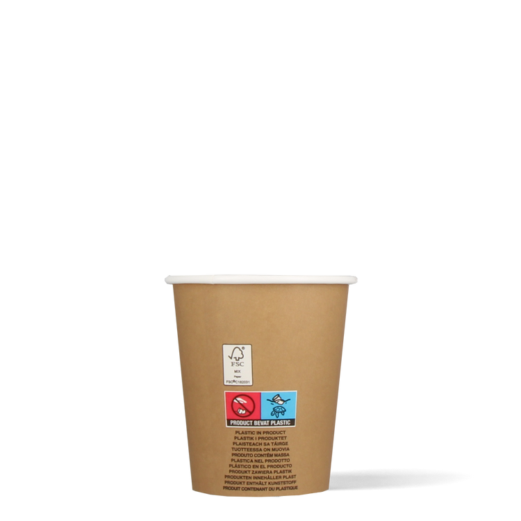 Cappuccinobekers - FSC® Kraft - 230cc/8oz - 1.000 st/ds