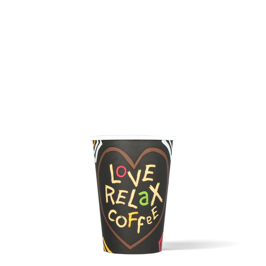 Koffiebekers - Love, Relax, Coffee - FSC® - 180cc/7.5oz - 2.500 st/ds