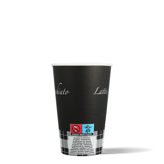 Lattebekers - Premium - 360cc/12oz Vending (80mm top) - 1.000 st/ds