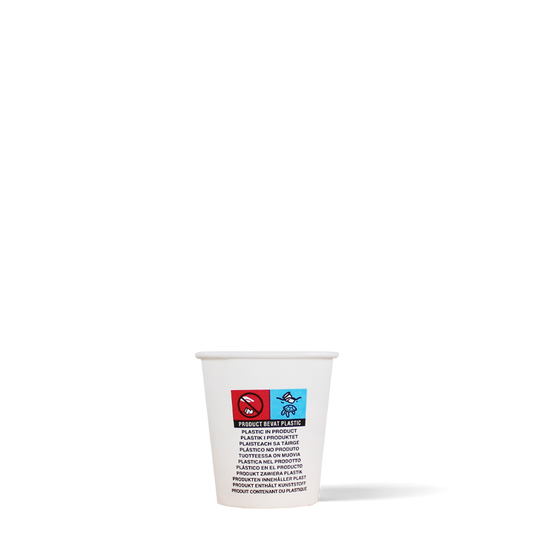 Ristrettobekers - wit - 100cc/3oz - 1.000 st/ds