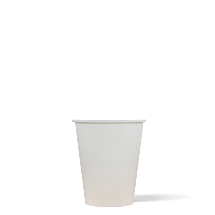 Koffiebekers - wit - Low PE - 150cc/6oz - 2.500 st/ds
