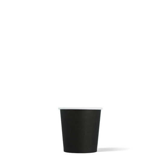 Espressobekers - FSC® - zwart - 120cc/4oz - 1.000 st/ds