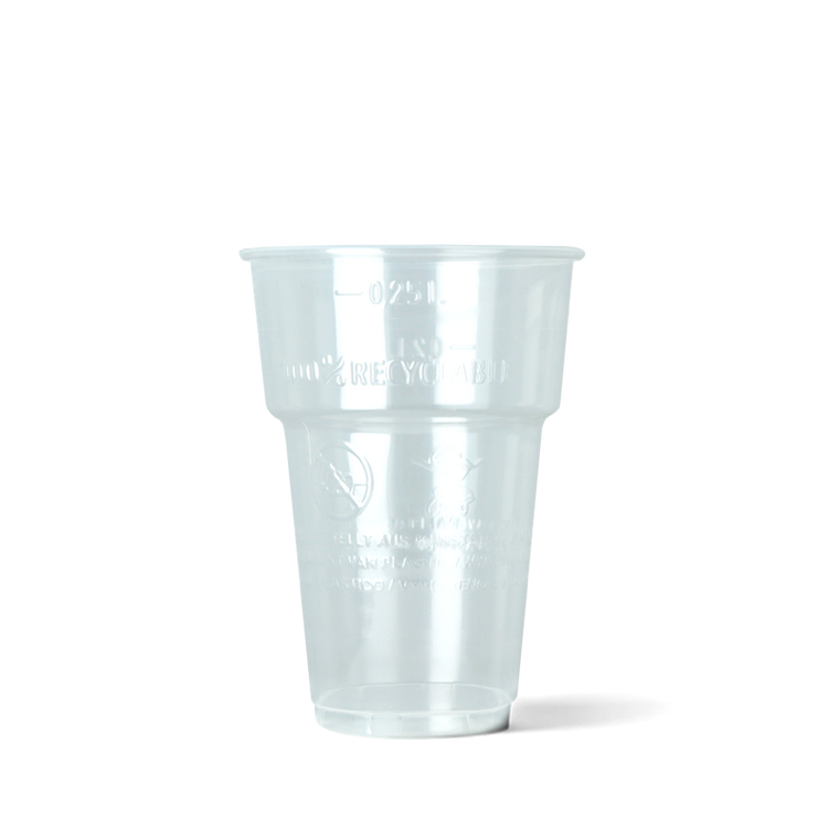 Plastic (PP) bierbeker Proppy - 0,2L/250cc - 1.000 st/ds