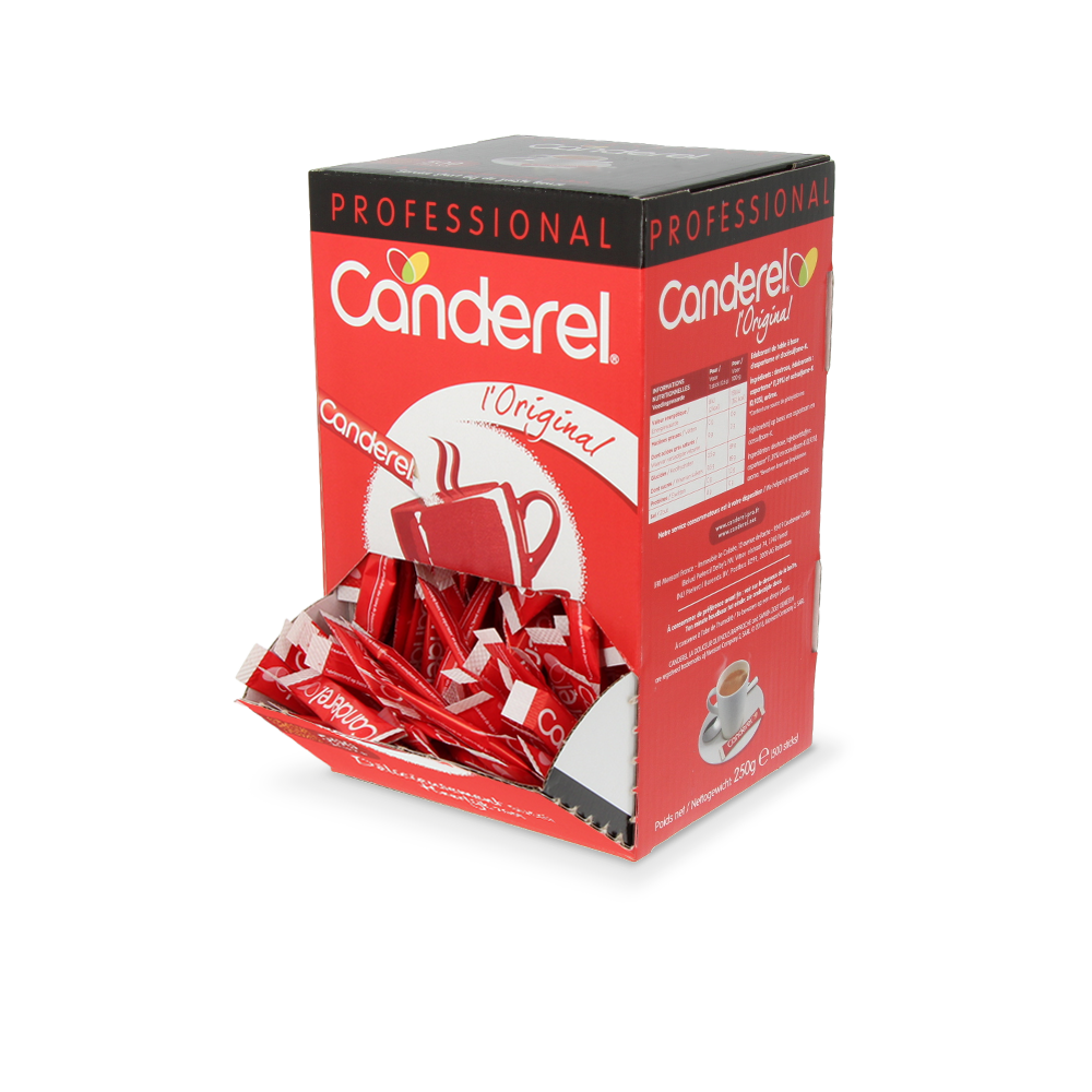 Canderel Sticks in Dispenser - 500 stuks (0,5g) open