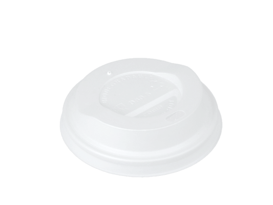 Deksel voor koffiebeker 80mm CPLA - Wit (6978966487199)