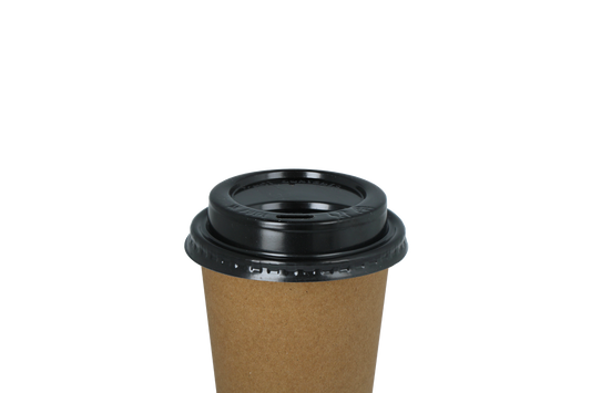 Zwarte koffiebeker deksels - 150/180cc Ø70 mm