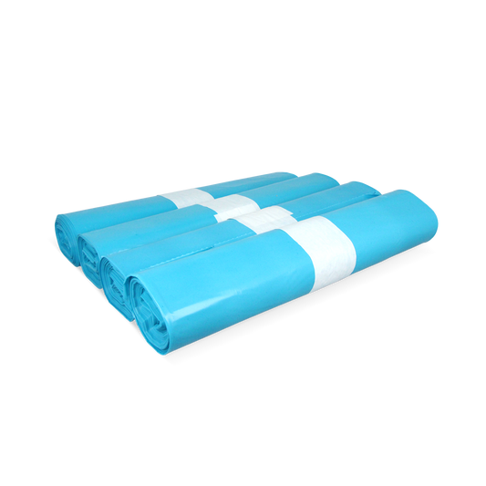 Vuilniszakken blauw 120 liter 70 x 110cm - 10 stuks met 20 zakken